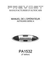 Prevost H Serie Manuel De L'opérateur