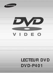 Samsung DVD-P401/XAA Mode D'emploi