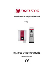 Circutor SVG-3WM-100kR Manuel D'instructions