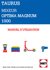 Taurus OPTIMA MAGNUM 1000 Manuel D'utilisation