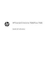 HP Scanjet Enterprise 7500 Guide De L'utilisateur