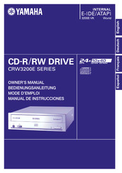 Yamaha CRW3200E Serie Mode D'emploi