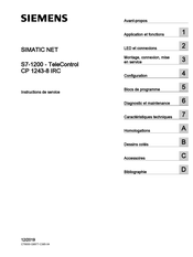 Siemens CP 1243-8 IRC Instructions De Service