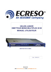 audemat Ecreso HELIOS JUNIOR Manuel Utilisateur