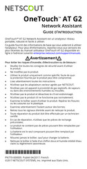 NETSCOUT OneTouch AT G2 Guide D'introduction