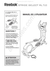 Reebok STRIDE SELECT RL 7.0 Manuel De L'utilisateur