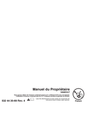 Husqvarna 1830EXLT Manuel Du Propriétaire