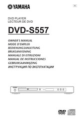 Yamaha DVD-S557 Mode D'emploi