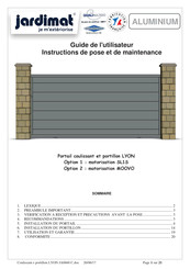 Jardimat LYON Guide De L'utilisateur