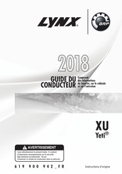 BRP Lynx XU Yeti 2018 Guide Du Conducteur