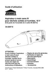 jobmate 99-2847-0 Guide D'utilisation