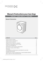 DAEWOO ELECTRONICS DWD-FV Serie Manuel D'instructions