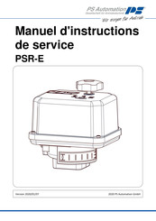 PS Automation PSR-E Manuel D'instructions De Service