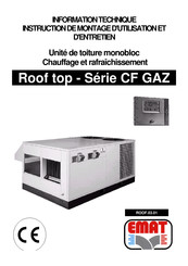EMAT CF GAZ Serie Instructions De Montage Et D'utilisation