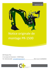 CHARGEUR PLUS PR-1500 Notice Originale De Montage Et D'utilisation