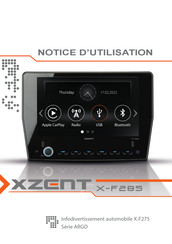 XZENT X-F285 Notice D'utilisation