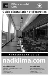 NAD KLIMA DRA Guide D'installation Et D'entretien