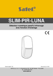 Satel SLIM-PIR-LUNA Mode D'emploi