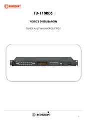 Rondson TU-110RDS Notice D'utilisation
