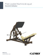 CYBEX Plate Loaded Machine de squat Manuel De L'utilisateur