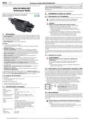 elsner elektronik KNX RF-MSG-DST Guide Rapide