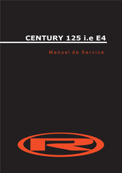 RIEJU Century 125ie Manuel De Service