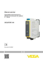 Vega VEGATOR 141 Mise En Service