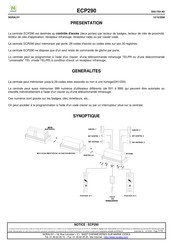 NORALSY ECP290 Mode D'emploi