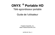 Freedom Scientific ONYX Portable HD Guide De L'utilisateur