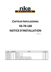 NKE WATTECO 50-70-160 Notice D'installation