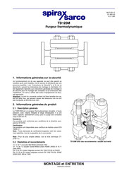 Spirax Sarco TD120M Mode D'emploi