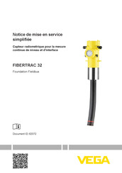 Vega FIBERTRAC 32 Notice De Mise En Service