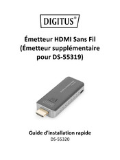 Digitus DS-55320 Guide D'installation Rapide