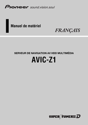 Pioneer AVIC-Z1 Manuel De Materiel