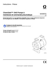 Graco ChemSafe 1040 Instructions-Pièces