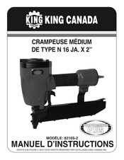 King Canada 8216S-2 Manuel D'instructions