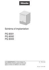 Miele PG 8592 Schéma D'implantation