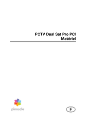 Pinnacle PCTV Dual Sat Pro PCI Mode D'emploi