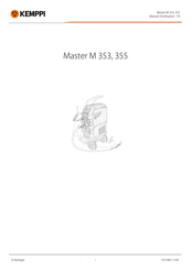 Kemppi Master M 353 Manuel D'utilisation