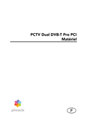 Pinnacle PCTV Dual DVB-T Pro PCI Mode D'emploi