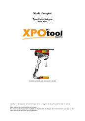 XPOtool 63080 Mode D'emploi