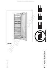 NEFF K7961 X0 Serie Notice D'utilisation