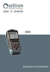 Seitron S500 Usage Et Entretien