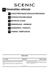 Renault Scenic II 2003 Mode D'emploi