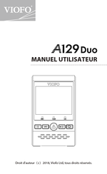 Viofo A129 Duo Manuel Utilisateur