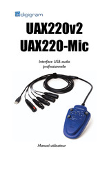 Digigram UAX220-Mic Manuel Utilisateur