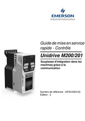 Emerson Unidrive M200 Guide De Mise En Service Rapide