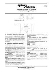 Spirax Sarco UTDS46M Mode D'emploi