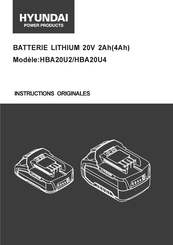 Hyundai power products HBA20U4 Instructions