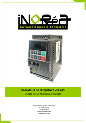 INOReA VFR-015 Guide De Démarrage Rapide